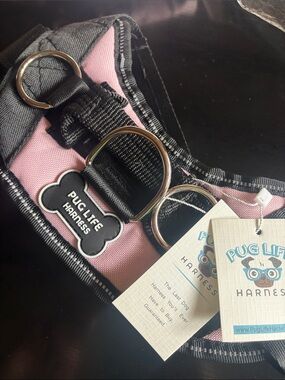 Pug Life Harness Baby Pink Size Small – NWT